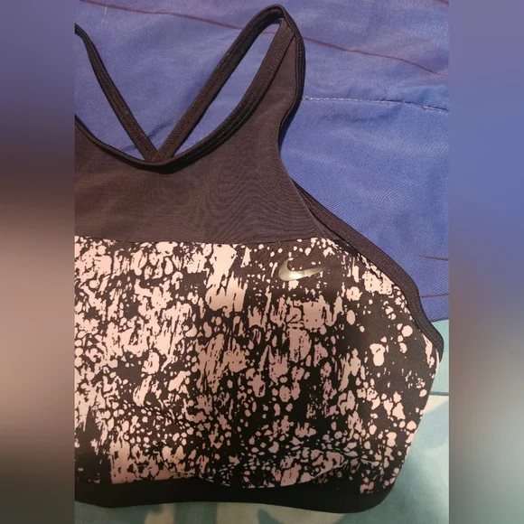 ❤️Nike High Neck Bikini Top Bra Women's Size S💜 - Picture 8 of 8